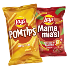 Lay's pomtips, mama mia's of grills
